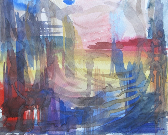Landschaft 30 x 24 cm